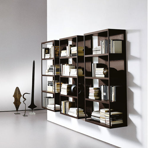 Wandmontiertes Regal - WALLBOX  - Emmebi Industria Mobili - modern / Nussbaum / Wenge