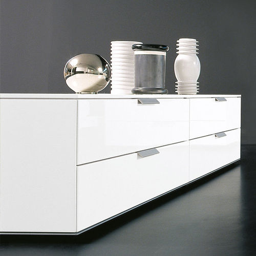 Modernes Sideboard - PRISMA - Emmebi Industria Mobili - lackiertes Aluminium / weiß