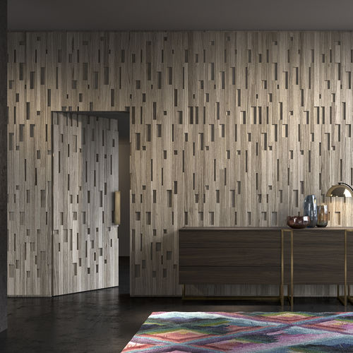 Dekorplatte für Wand - STELINES    - Emmemobili - Holz / texturiert