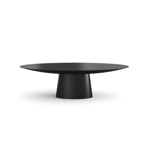 Moderner Tisch - UFO - Emmemobili - Holzfurnier / Sperrholz / Gestell aus Holz