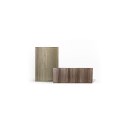 Hohes Sideboard - Bars - Emmemobili - modern / Eiche / Nussbaum