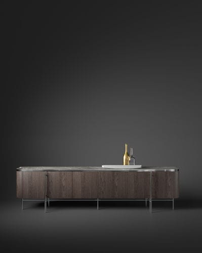 Modernes Sideboard - DE-MODE - Emmemobili - Eiche / Nussbaum / Kirschbaum