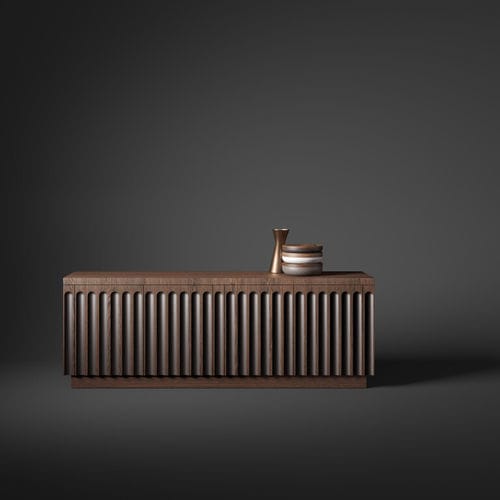Modernes Sideboard - DORIS - Emmemobili - Eiche / Nussbaum / Kirschbaum