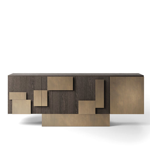 Modernes Sideboard - EVO-MOD - Emmemobili - Eiche / Nussbaum / Kirschbaum