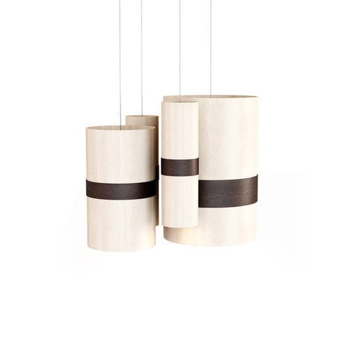 Hängelampe - DO RE MI - Emmemobili - Eiche / modern / mit Kabel