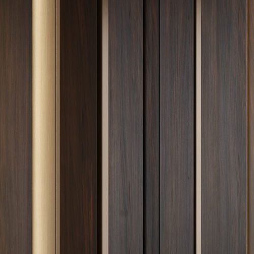 Holzpaneel für Innenausbau - FRACTAL - Emmemobili - Wand / Eiche / Kirschbaum