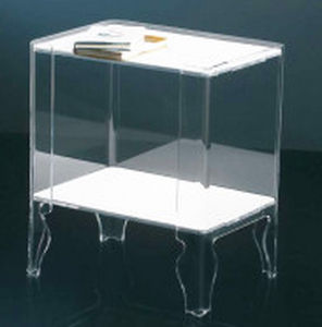 Moderner Nachttisch - NAIF - Emporium - Methacrylat / rechteckig / für Privatgebrauch