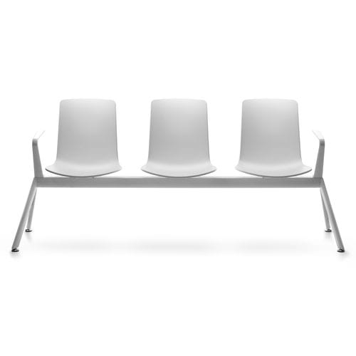 Stahl-Traversenbank - LOTTUS HIGH - Enea - Aluminium / Holz / Polypropylen