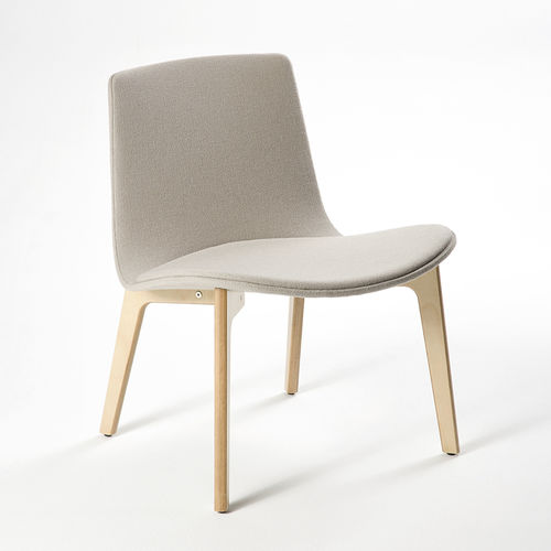 Moderner Kaminsessel - LOTTUS WOOD - Enea - Stoff / Holz / Eiche