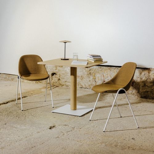 Moderner Bistrotisch - Taber  - Enea - HPL / Eiche / NTM Fenix®