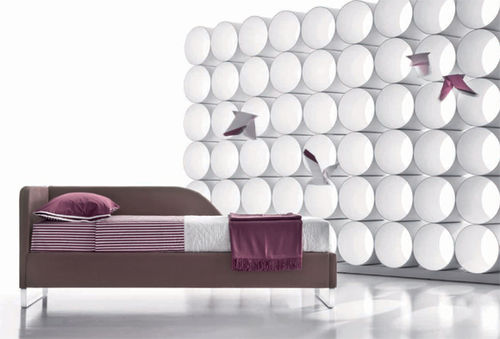 Modernes Sofa - ANTARES - Ennerev Materassi - Stoff / mehrfarbig / 3 Plätze