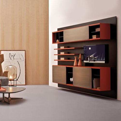 Modul-Bücherregal - E-WALL  - ESTEL - wandmontiert / modern / für Gewerbegebrauch
