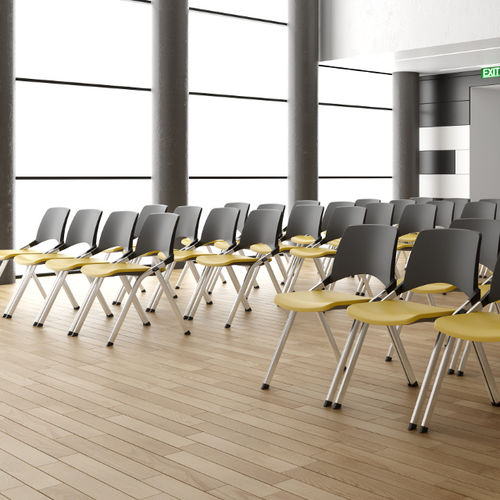 Moderner Konferenzstuhl - KENDO - ESTEL - für den Innenraum / Stoff / Leder