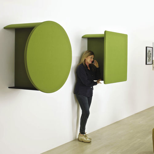 Telefonzelle für Großräume - KITE - ESTEL - für Büro / Holz / Polyethylen