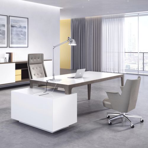 Chefschreibtisch - GRAND MORE - ESTEL - bodenstehend / für 2 bis 4 Personen / modern