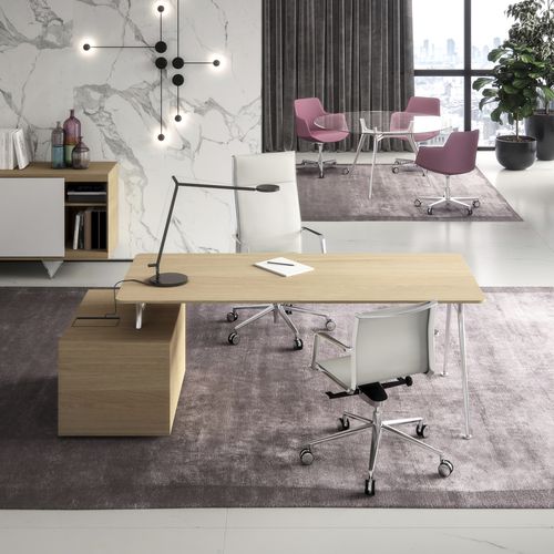 Chefschreibtisch - P016 - ESTEL - bodenstehend / für 2 bis 4 Personen / modern
