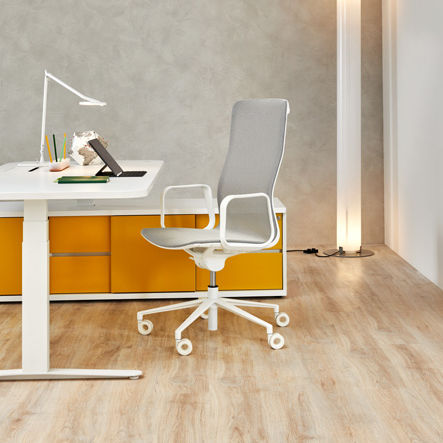 Moderner Bürostuhl - ARIA - ESTEL - für den Innenraum / Stoff / Polypropylen