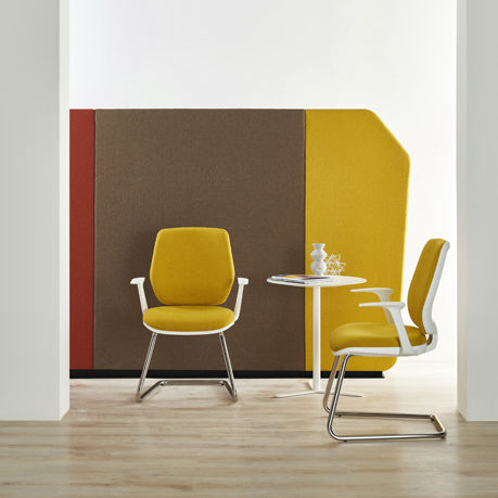 Moderner Bürostuhl - FIRST - ESTEL - für den Innenraum / Stoff / Polypropylen