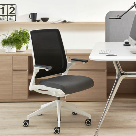 Moderner Bürostuhl - SELF - ESTEL - für den Innenraum / Stoff / Kunststoff