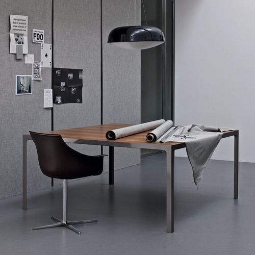 Moderner Tisch - MORE  - ESTEL - Metall / Gestell aus Metall / rechteckig
