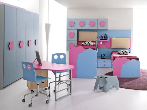 Rosa Kinderzimmer - NUVOLA - 3 - Faer Ambienti - für Mädchen