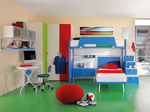 Rotes Kinderzimmer - SPORT - CALCIO 5 - Faer Ambienti - für Jungen