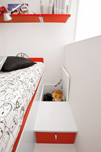 Rotes Kinderzimmer - SPORT - MOTORI 3 - Faer Ambienti - unisex