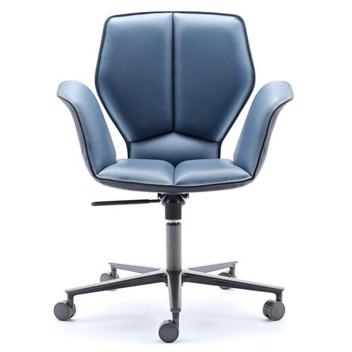 Moderner Chefsessel - FOSCA BIG ABW - fasem - Leder / Stahl / Polster