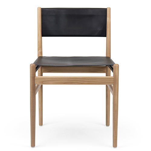 Moderner Stuhl - LEAF EST - Fenabel- The heart of seating - für den Innenraum / Leder / Massivholz