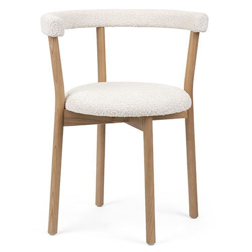 Moderner Stuhl - TWIST EST CB - Fenabel- The heart of seating - für den Innenraum / Stoff / Holz