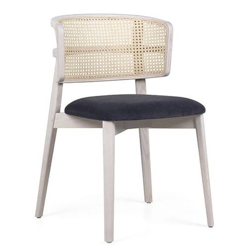 Moderner Stuhl - COFFEE WICKER - Fenabel- The heart of seating - für den Innenraum / Stoff / Holz