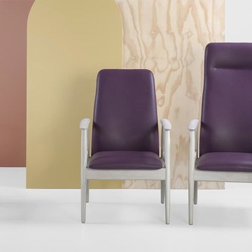 Moderner Sessel - SANDAL C1 CB - Fenabel- The heart of seating - Stoff / Leder / Esche