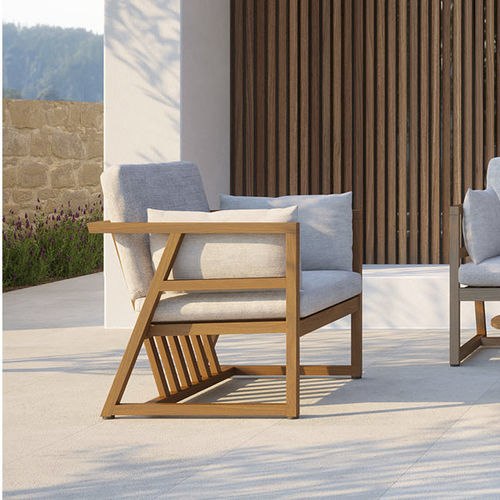 Modernes Sofa - PITÁGORA LOUNGE - Fenabel- The heart of seating - für Außenbereich / Stoff / mit Armlehnen