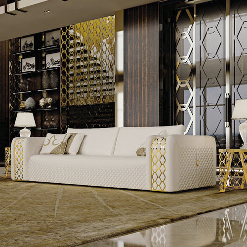 Modernes Sofa - Infinity - Formenti - Stoff / Leder / mit Armlehnen