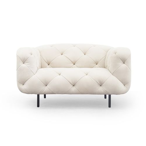 Moderner Sessel - OVERSEAS/B - Formitalia Group - Leder / Stoff / weiß