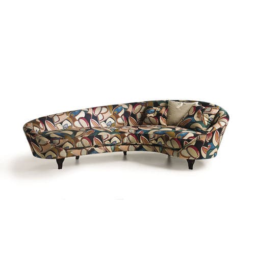 Halbrundes Sofa - MADELEINE 6512 - Fratelli Boffi - klassisch / Stoff / mit Kissen