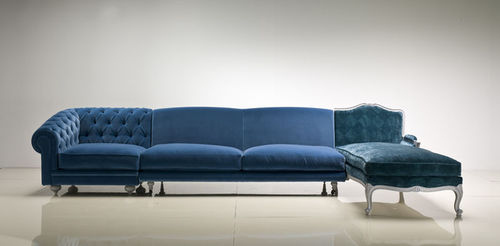 Modulsofa - COLLAGE1 6700 - Fratelli Boffi - Stil / Stoff / blau