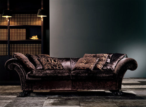Stil-Sofa - FANTAISIE 4910 - Fratelli Boffi - Stoff / mit Kissen / braun