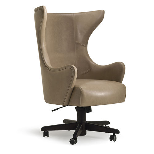 Klassischer Sessel - IDA-P 6536/P - Fratelli Boffi - Leder / Metall / Ohren