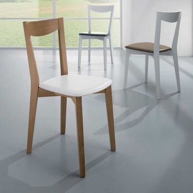 Moderner Stuhl - SMART S124 - Friulsedie Sud by Dalmasson - für den Innenraum / Esche / Sperrholz