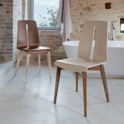 Moderner Stuhl - GRETA S140FR - Friulsedie Sud by Dalmasson - für den Innenraum / Esche / Sperrholz