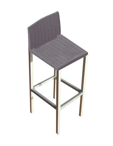 Moderner Barstuhl - TE H60 - Gaber - für Außenbereich / Metall / für Privatgebrauch