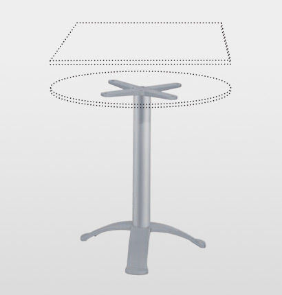 Aluminium-Tischgestell - BG3K - Gaber - modern / für Gewerbegebrauch