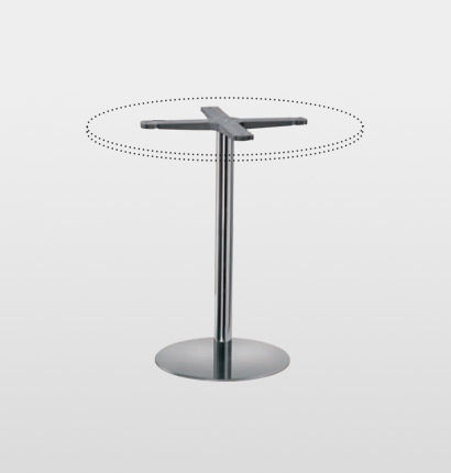 Metalltischgestell - 147C - Gaber - modern / für Gewerbegebrauch