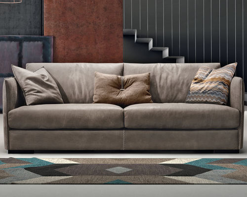 Ecksofa - ALFRED - Gamma Arredamenti International - modern / Leder / weiß