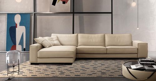 Modulsofa - BOND - Gamma Arredamenti International - modern / Leder / braun