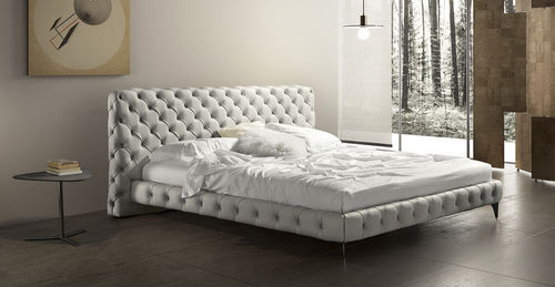 Doppelbett - ASTON NIGHT - Gamma Arredamenti International - modern / Polster / gepolstertes Kopfteil