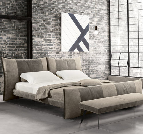 Doppelbett - PEPPER NIGHT - Gamma Arredamenti International - modern / Polster / gepolstertes Kopfteil