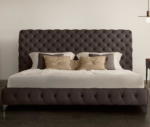 Doppelbett - ASTON ALTO NIGHT - Gamma Arredamenti International - modern / Polster / gepolstertes Kopfteil