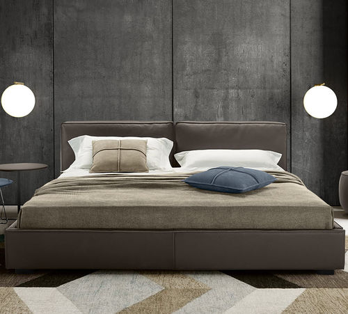 Doppelbett - BOND NIGHT - Gamma Arredamenti International - modern / Polster / gepolstertes Kopfteil